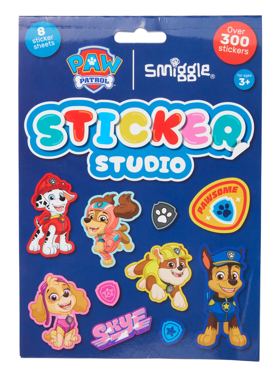 paw patrol sticker studio